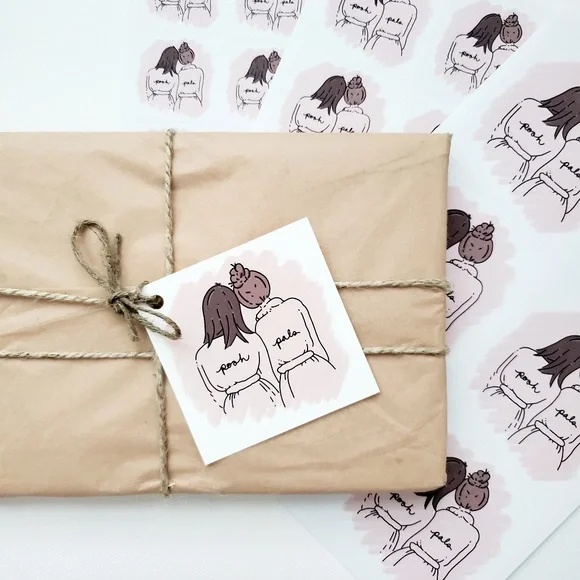 LB078 NOTE CARDS or HANG TAGS Custom Poshmark Shipping Supplies Personalizable - Picture 4 of 5